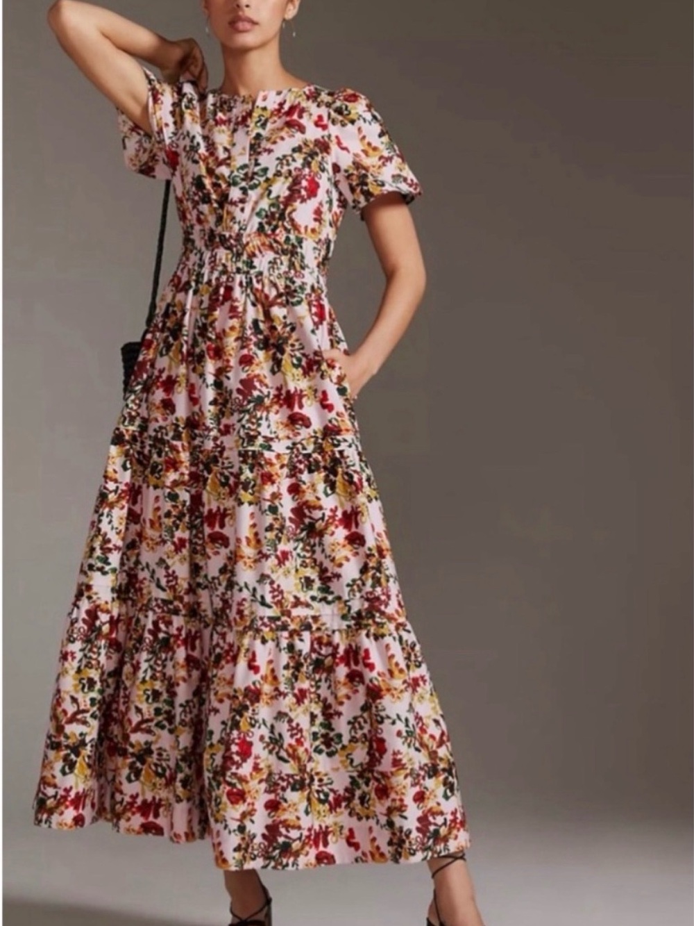 Maeve by Anthropologie: The Somerset Maxi Dress Pink - Picture 3 of 5